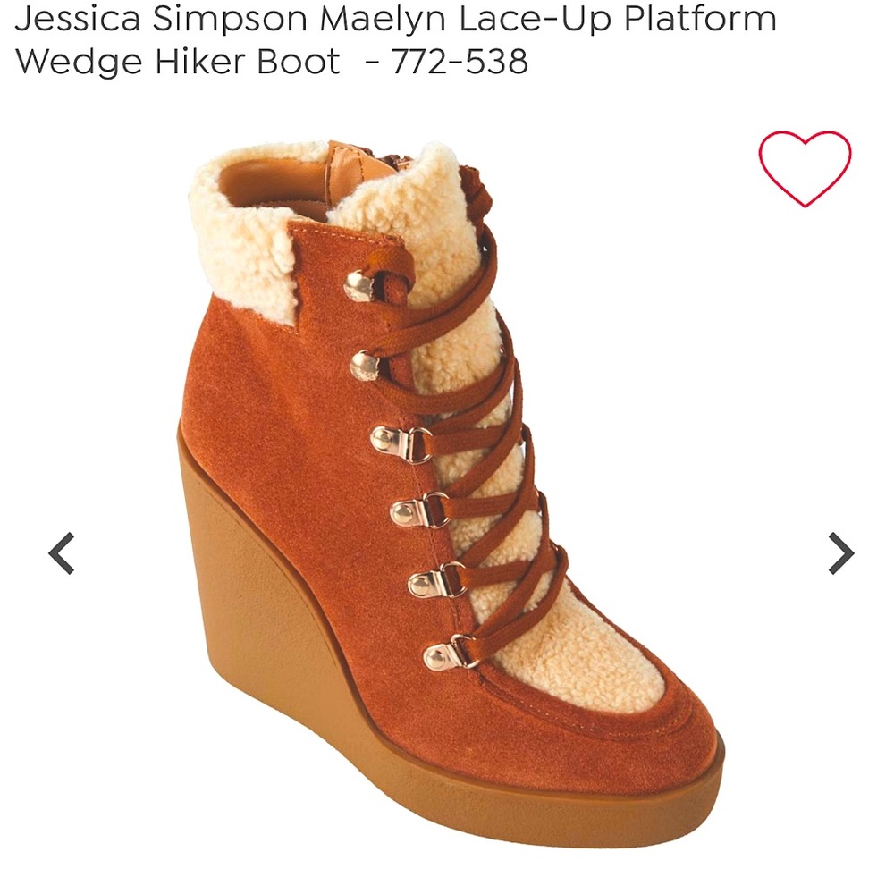Jessica Simpson Wedge Boot - Maelyn (BNIB)